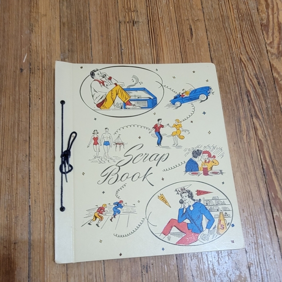 Vintage Scrap Book High School College Photo Album 1950s - Picture 12 of 13